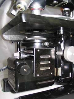 Diaphram and Condenser on the microscope