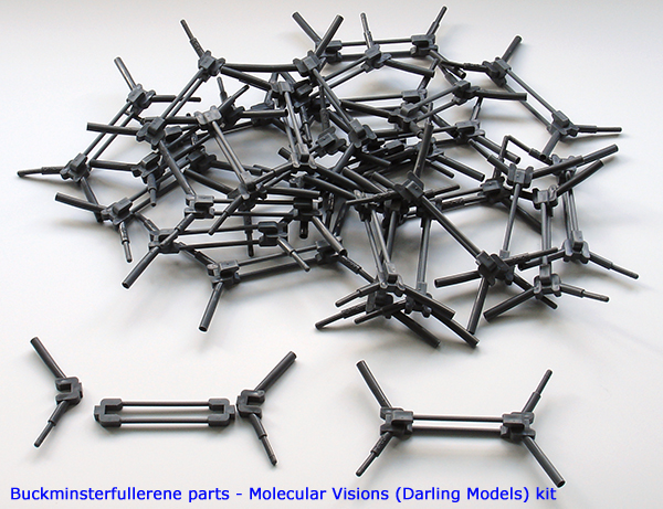 Molecular Visions / Darling models - buckminsterfullerene kit