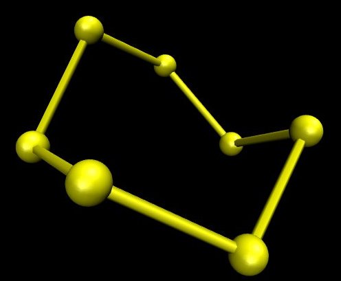 Sulphur 7 membered ring.