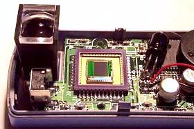 Aiptek camera: CMOS array.